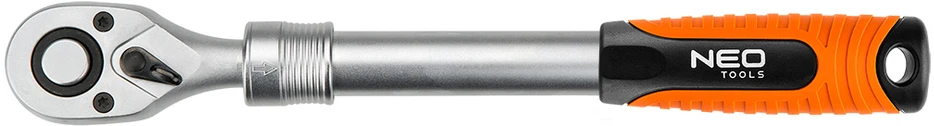 Grzechotka Terkšlė NEO Teleskopinė 1/4" 150-200 mm