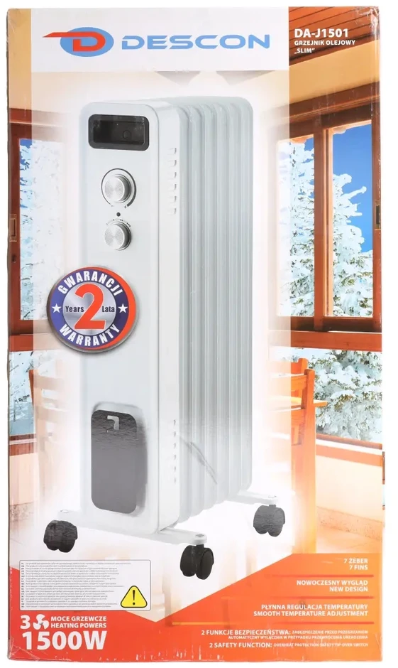 Dedra Tepalinis radiatorius 1500W