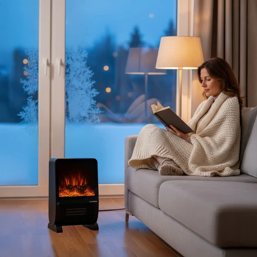 Kaminer „Blazeo Fireplaces 26317“ liepsnos efekto šildytuvas