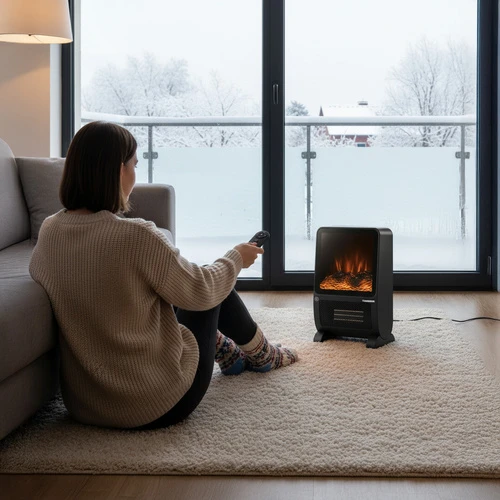 Kaminer „Blazeo Fireplaces 26317“ liepsnos efekto šildytuvas