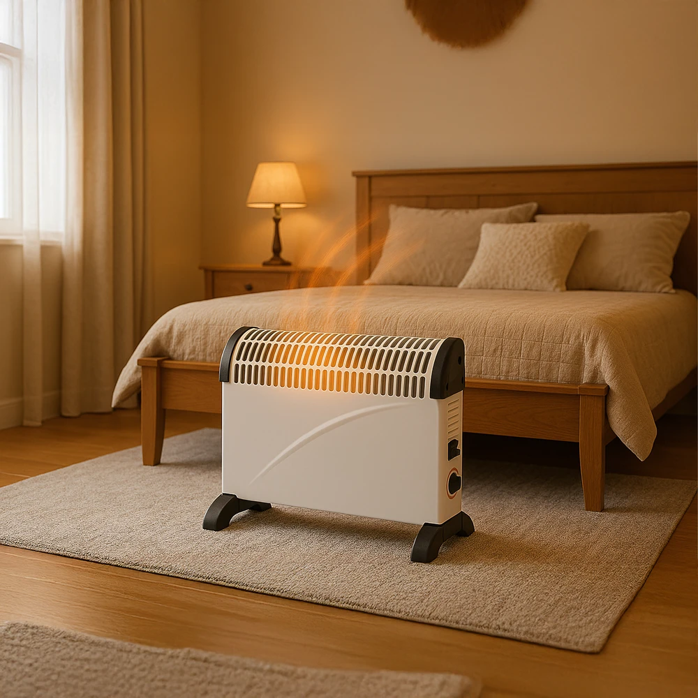 Grzejnik Elektrinis konvekcinis šildytuvas 2000 W energiją taupantis termostatas