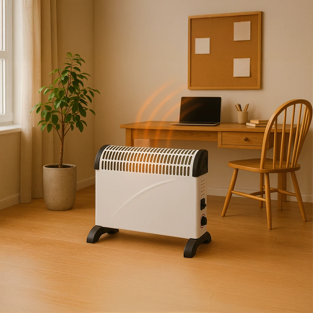 Grzejnik Elektrinis konvekcinis šildytuvas 2000 W energiją taupantis termostatas