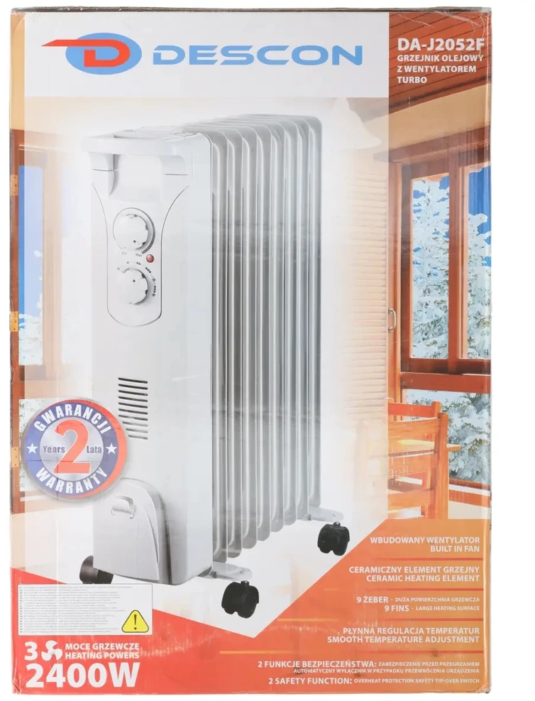 Dedra Tepalinis radiatorius 2000W ventiliatorius 400W