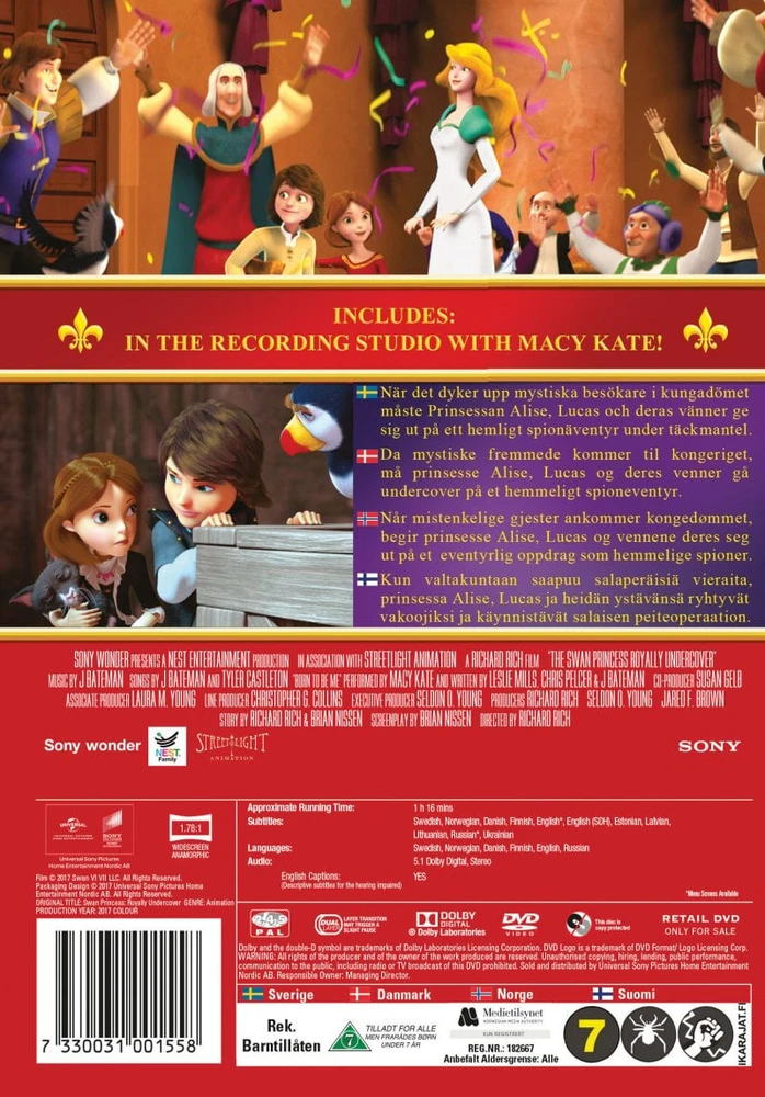 Gulbių princesė 7Karališkasis persirengėlis / Gulbių princesė: Karališkasis slaptasis vaidmuo (DVD)