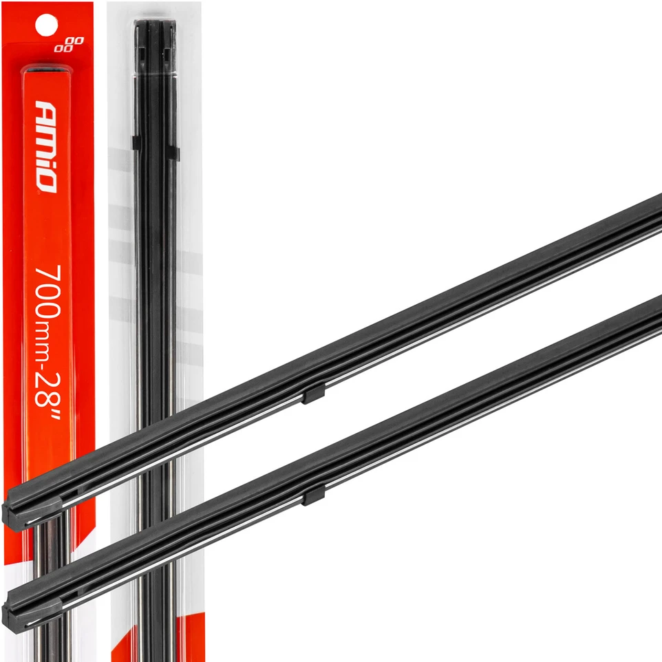 Valytuvų gumelės 70 cm, 28" 700 mm - 2 vnt. amio-01343
