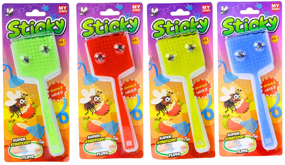 Lean Toys Guminis vaikų žaislas muselių gaudyklė 20x7 cm