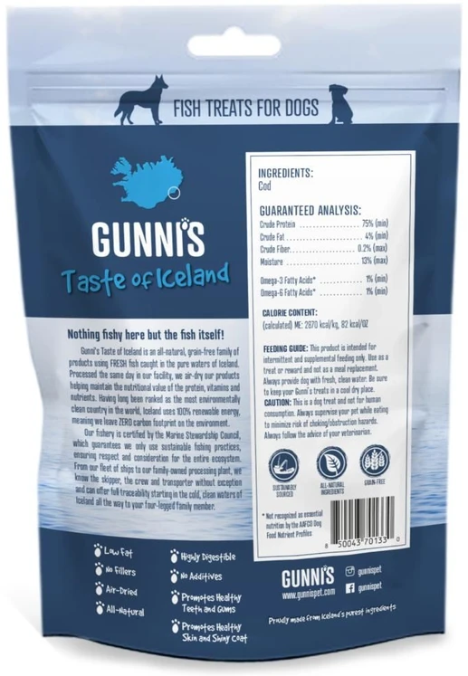 Gunnis - menkės kramtukai - 90 g 3 vnt.