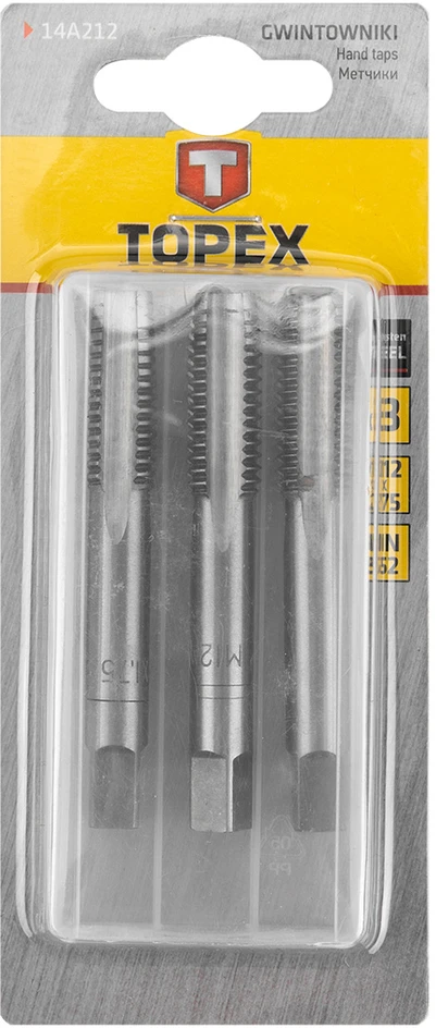 Gwintowniki M12 sriegikliai, 3 vnt.