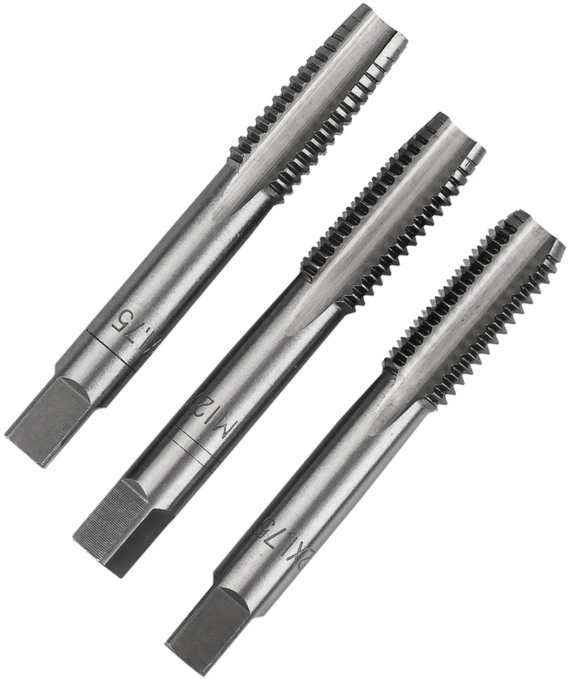 Gwintowniki M12 sriegikliai, 3 vnt.