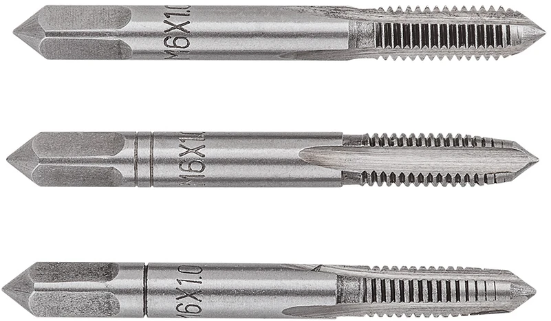 Gwintowniki M6 sriegikliai, 3 vnt.