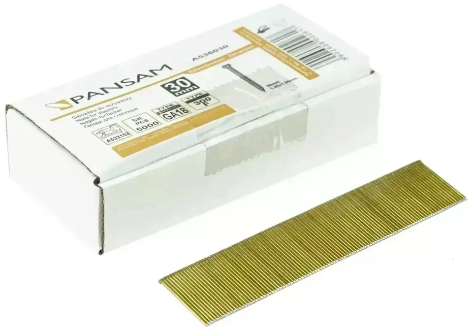 Gwoździe Vinys pistoletams 15mm 125x1 TYPE300 tinka A5331523 5000vnt PANSAM