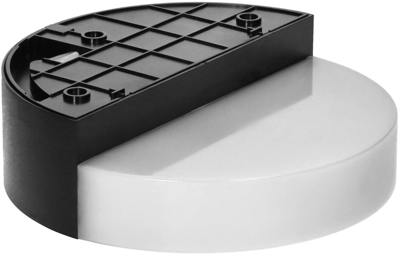 Sieninis šviestuvas Orno HALIT LED 10W, sodo šviestuvas su judesio jutikliu 140°, 600lm, IP65, 4000K, IK10, juodas