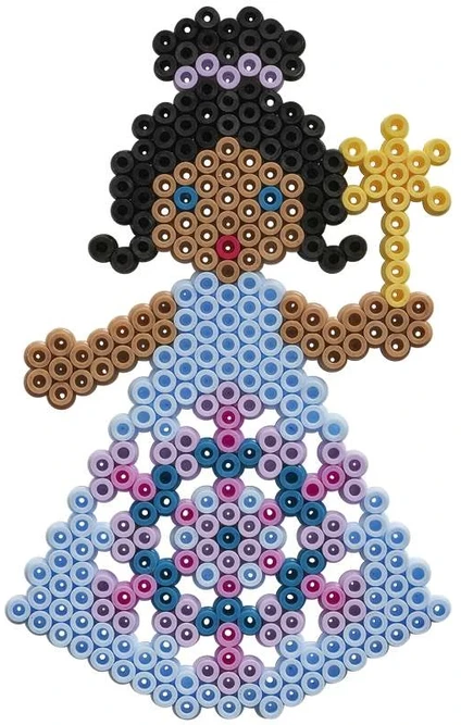 Hama Beads Hama - dovanų dėžutė apie 6000 karoliukų + 3 lėkštutės (383047)