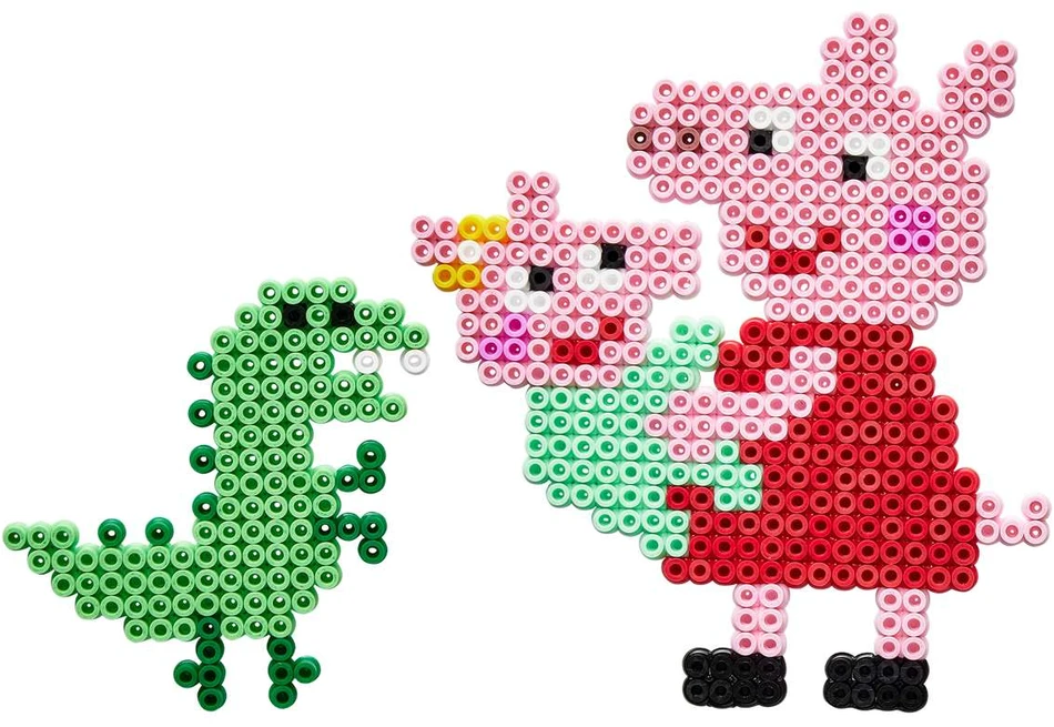 Hama Beads Hama - Midi pakabinama dėžutė Peppa Pig + Mažoji sesutė (387976)