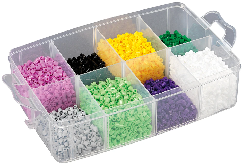Hama Beads - Midi - didelė laikymo dėžutė su 12000 karoliukų (6751)