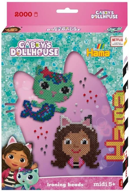 Hama Beadsgabbys Dollhouse Hama pakabinama dėžutė katėms, namelis gabi