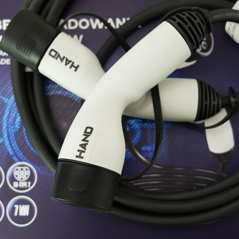 Plastrol Automobilių įkrovimo kabelis 2 tipas; 7 kW; 220 V; 32 A; IP55; laido ilgis 3 m