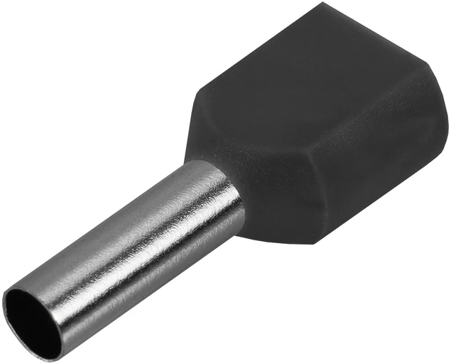 Plastrol Įvorinė izoliuota antgalė laidams 2×4,0; įvorės ilgis 12mm