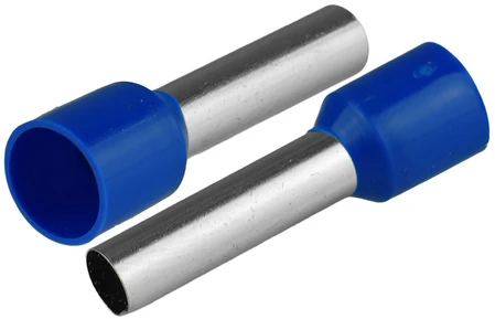 Plastrol Įvorinė izoliuota antgalė laidams 1x10mm2; įvorės ilgis 27,5mm mėlyna 50 vnt.
