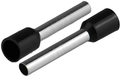 Plastrol Izoliuota įvorinė antgalė laidams 1x4mm2; įvorės ilgis 25,5mm juoda 20 vnt.