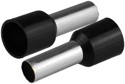Plastrol Įvorinis antgalis izoliuotas laidams 1x10mm2; įvorės ilgis 21,5mm juoda 20 vnt.