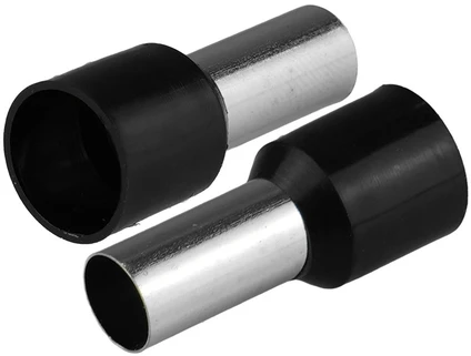 HAND Końcówka tulejkowa izolowana do przewodów 1x16mm2; dł tulejki 22,2mm juoda 20 vnt.