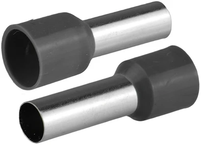 HAND Izoliuota įvorinė antgalė laidams 1x16mm2; įvorės ilgis 28,2 mm, kiekis 50 vnt.