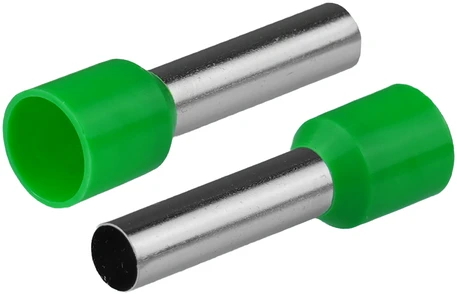 Plastrol Įvorinė izoliuota antgalė laidams 1x10mm2; įvorės ilgis 27,5mm žalia 50 vnt.