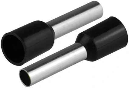 Plastrol Įvorinė izoliuota antgalė laidams 1x4mm2; antgalės ilgis 19,5 mm juoda 50 vnt.