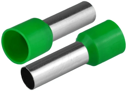 HAND Końcówka tulejkowa izolowana do przewodów 1x16mm2; dł tulejki 28,2mm žalia 20 vnt.
