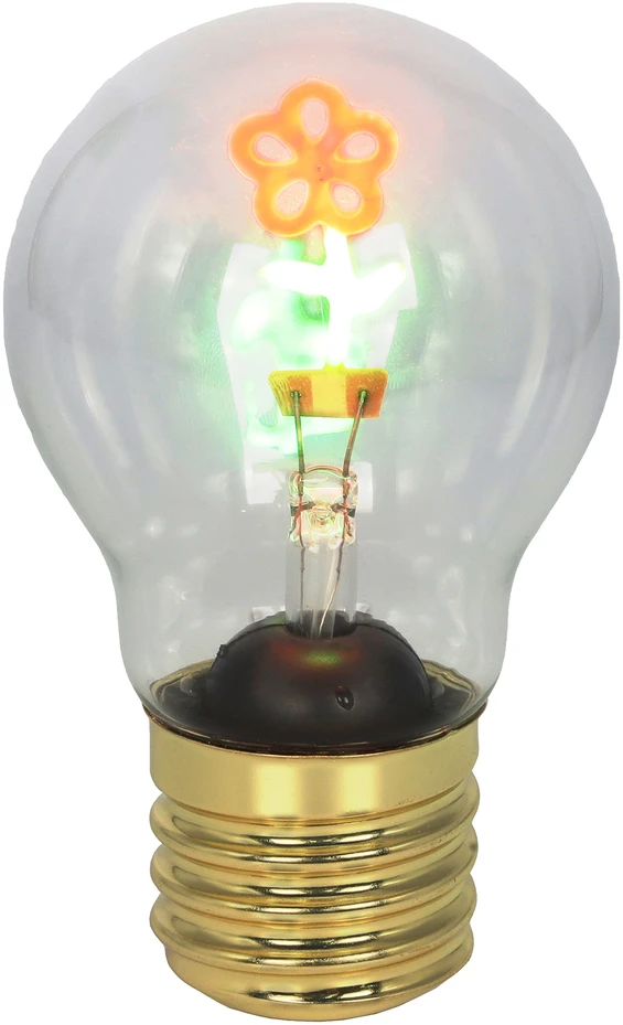Kalėdinė šviesos dekoracija „Hand Light"; LED lemputė ant baterijų – gėlė; 2700-3000K šilta šviesa