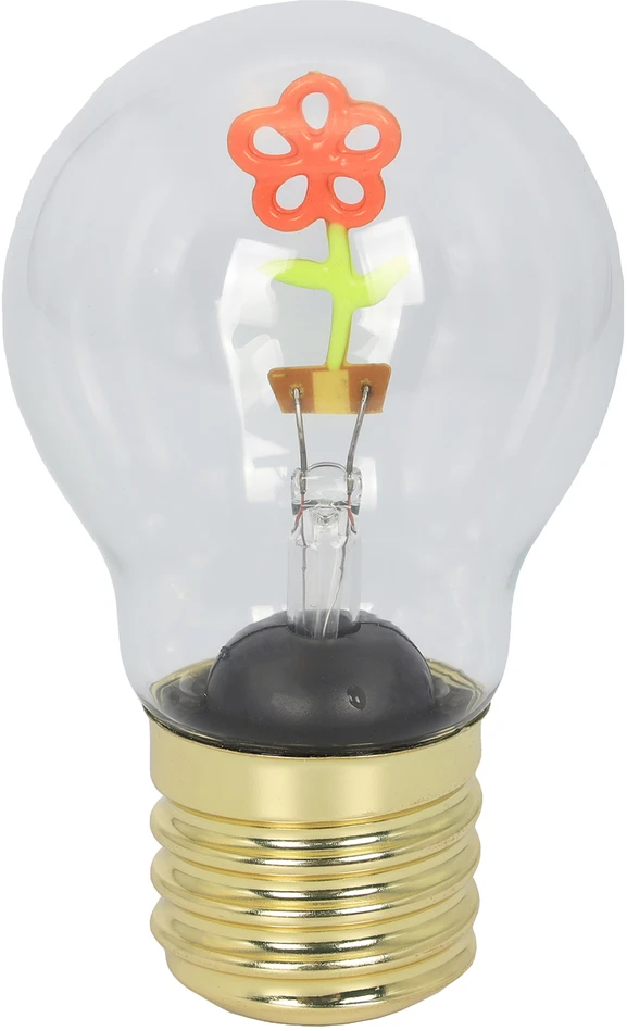 Kalėdinė šviesos dekoracija „Hand Light"; LED lemputė ant baterijų – gėlė; 2700-3000K šilta šviesa