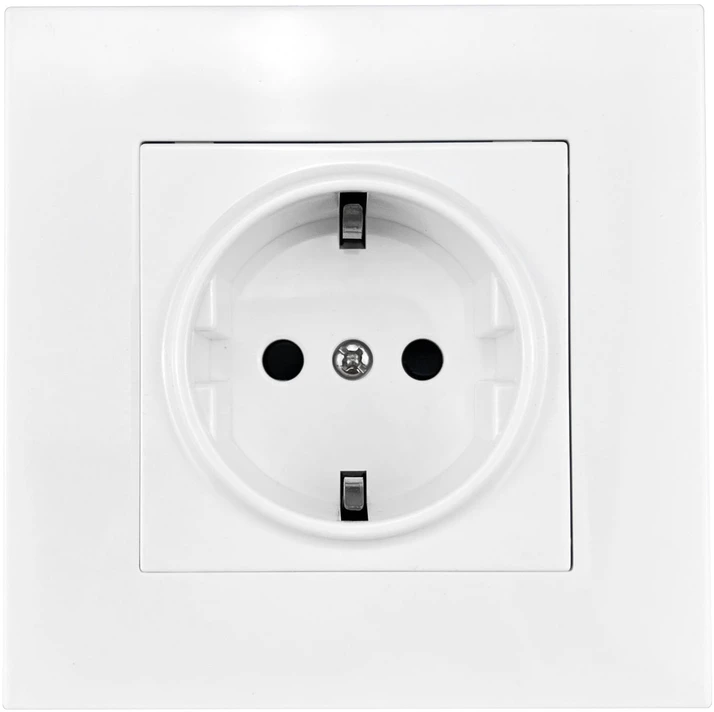 Plastrol Kištukinis lizdas viengubas 2p+su schuko