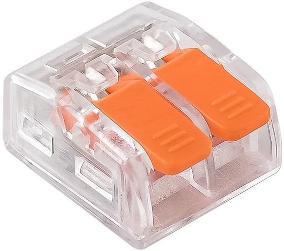 Plastrol Rinkinys 100 vnt. greitųjų jungčių su svirtimis visų tipų laidams: sz-2d; 24a; 450v; lankstus laidas 0,2-1,5 mm², standus laidas 0,2-2,5 mm²