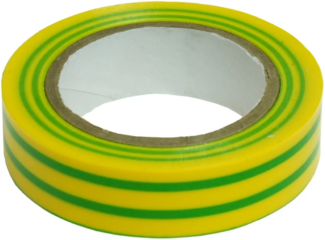 Plastrol Taśma izolacyjna geltona ir- žalia pvc 15mm/10m
