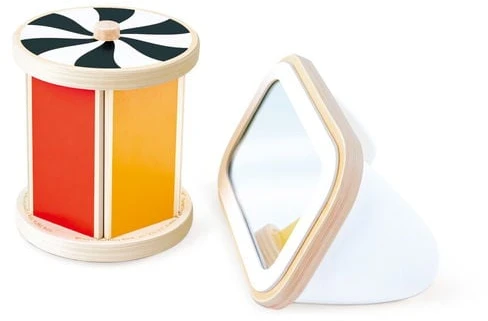 Hape - Besisukantis būgnas su veidrodžiu (87-0139)