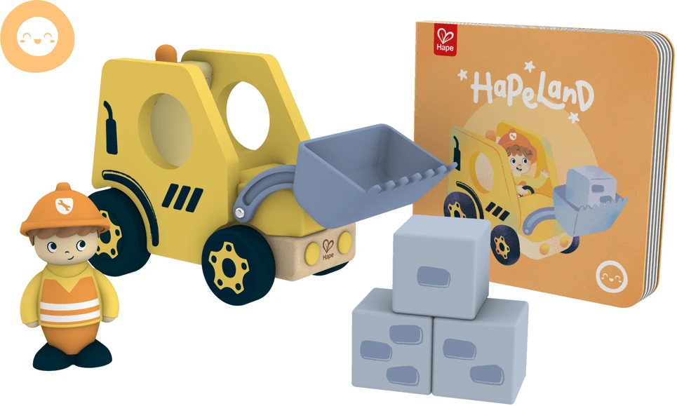 Hape - Dūzgiantis buldozeris su garsu (87-3439)