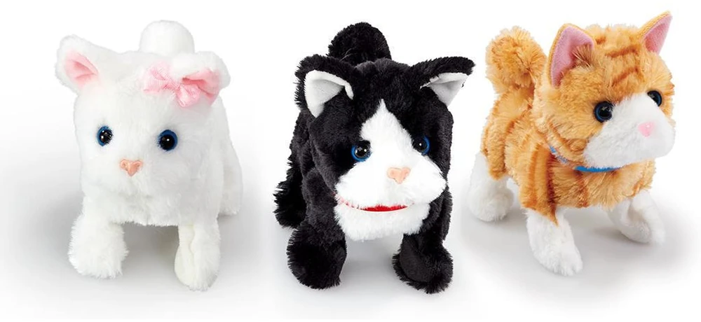 „Happy Pets“ – „Pretty Little Kitty“ – vaikščiojantis ir miaukiantis kačiuko žaislas (įvairūs)