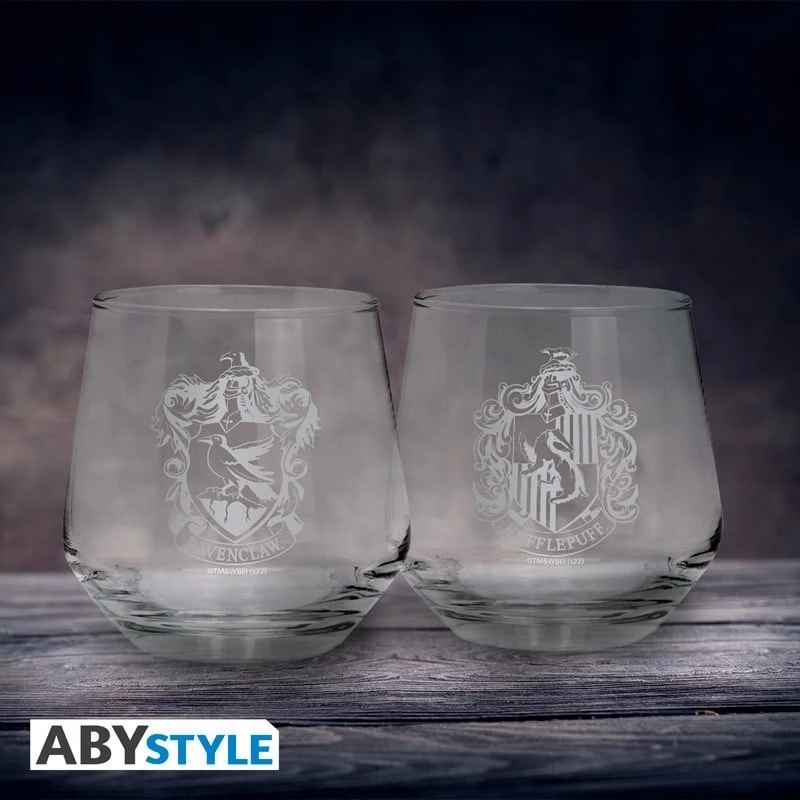 Harry Potter HARIS POTERIS - 2 stiklinių rinkinys Ravenclaw ir Hufflepuff EUROPA x2