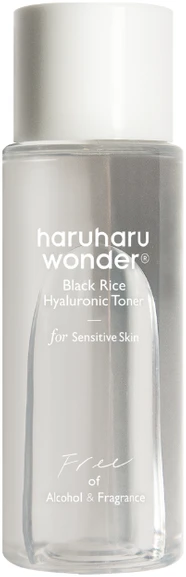 Haruharu Wonder – juodųjų ryžių hialurono rūgšties tonikas jautriai odai – juodas – 30 ml