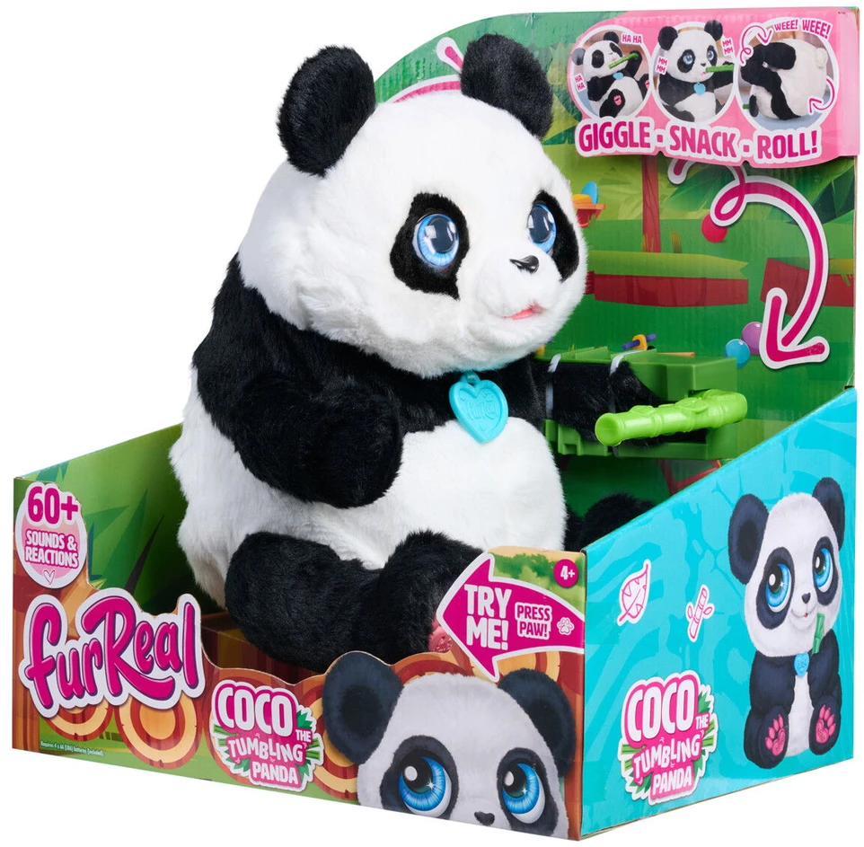 Interaktyvi pliušinė panda Hasbro FurReal Coco The Tumbling Panda