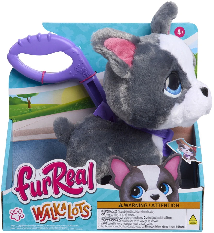 Hasbro „FurReal“ – „Walk-A-Lots“ – prancūzų buldogas (272-28161)
