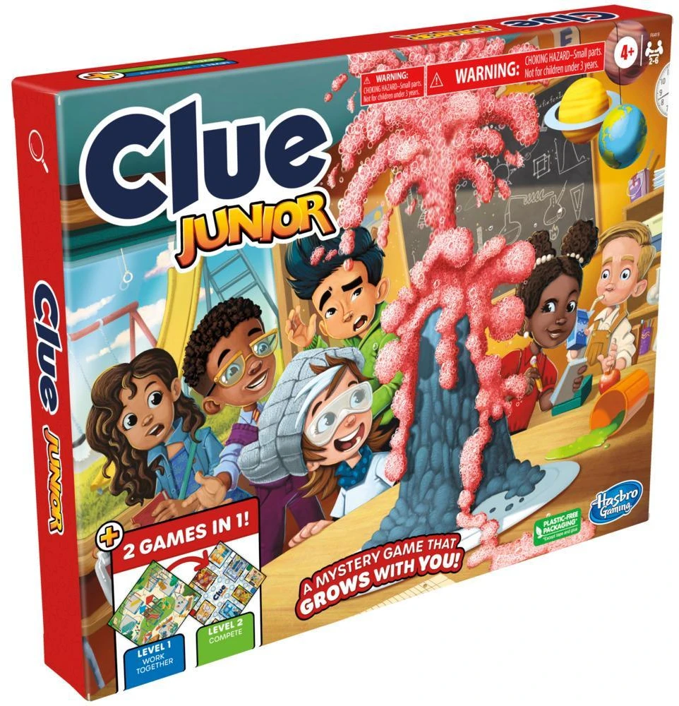 „Hasbro Gaming“ – „Clue Junior 2 viename“ žaidimai (F6419189)