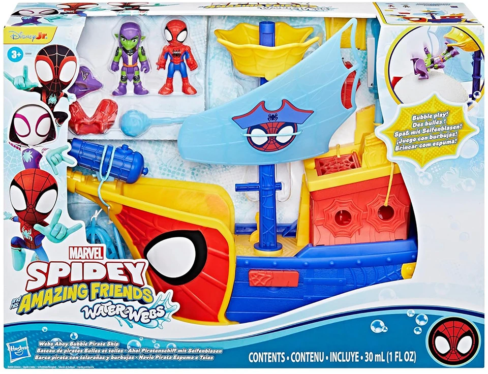 Hasbro SPIDER-MAN SPIDEY AND HIS AMAZING FRIENDS Rinkinys „Superherojų laivas“