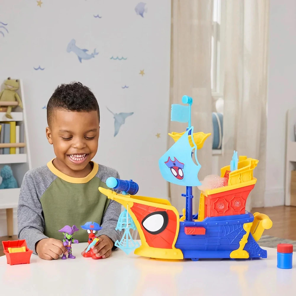 Hasbro SPIDER-MAN SPIDEY AND HIS AMAZING FRIENDS Rinkinys „Superherojų laivas“