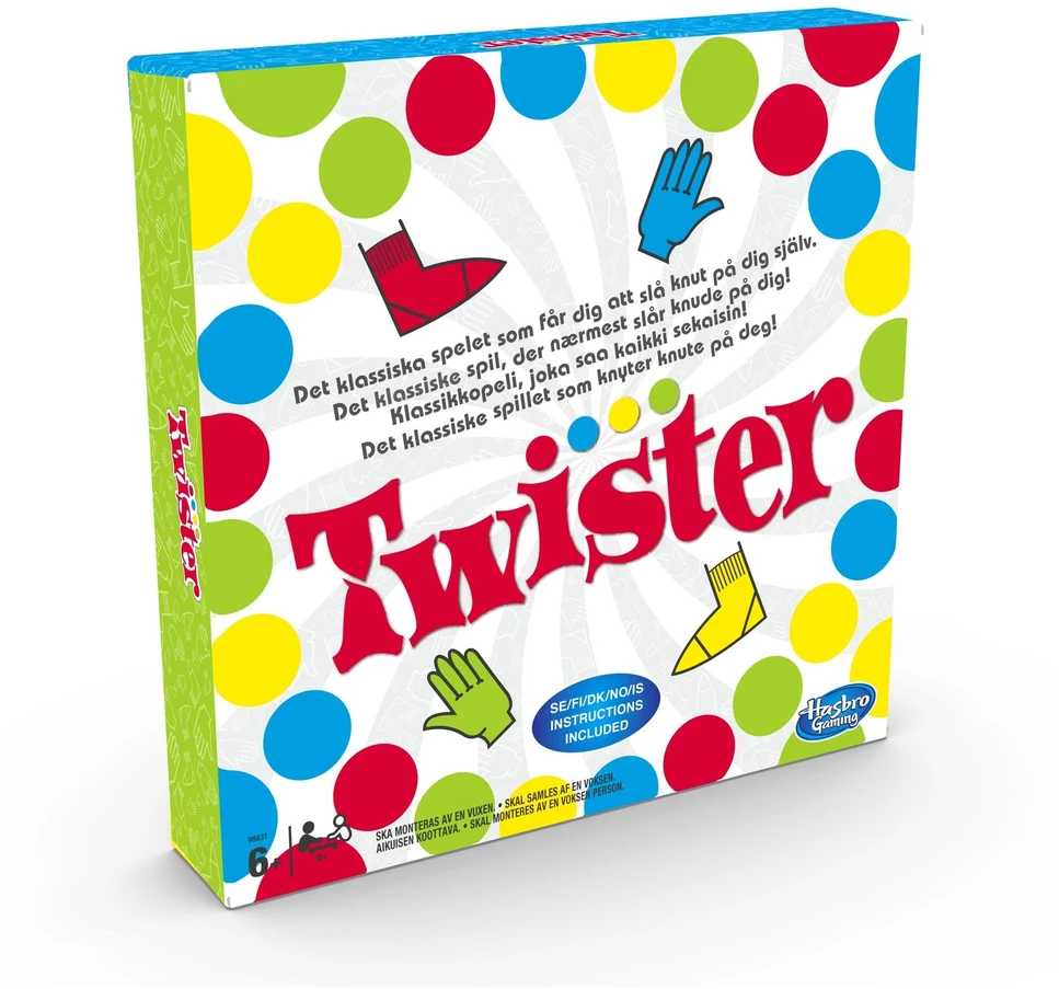 Hasbro Žaidimų – „Twister“ (šiaurės šalių) (98831)