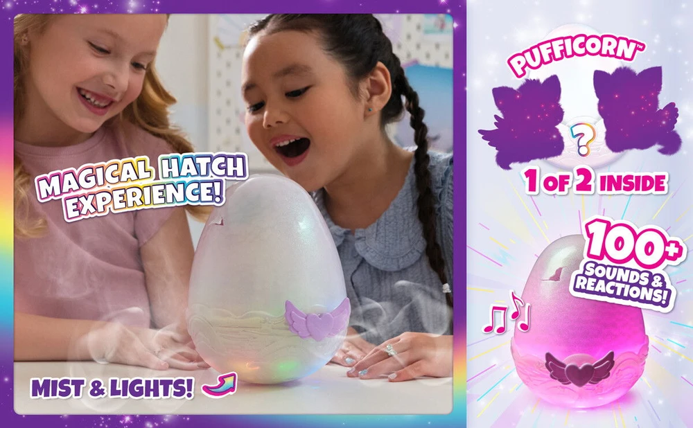 Interaktyvus žaislas HATCHIMALS „Alive Pufficorn“