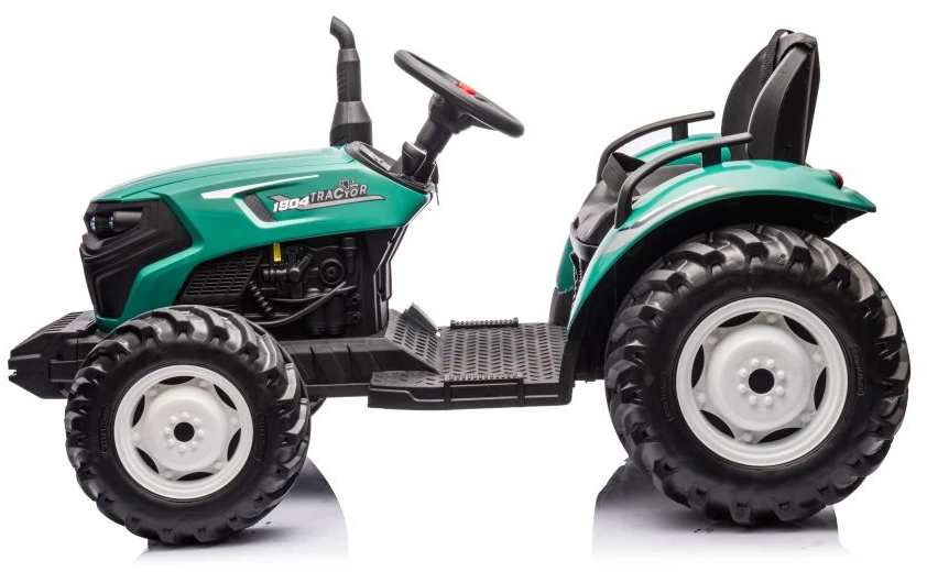Lean Cars Akumuliatorinis traktorius HC-306 Tamsiai žalias 24V