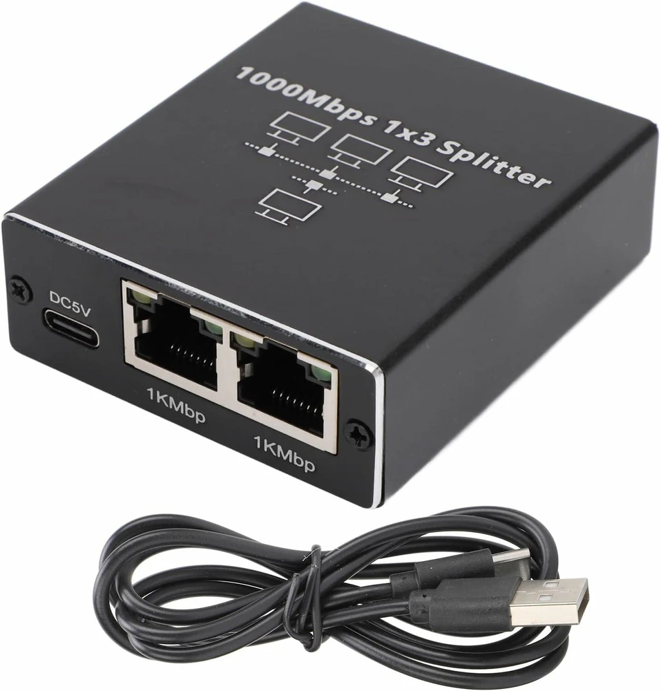ATL HD43A tinklo skirstytuvas 1x3 rj45