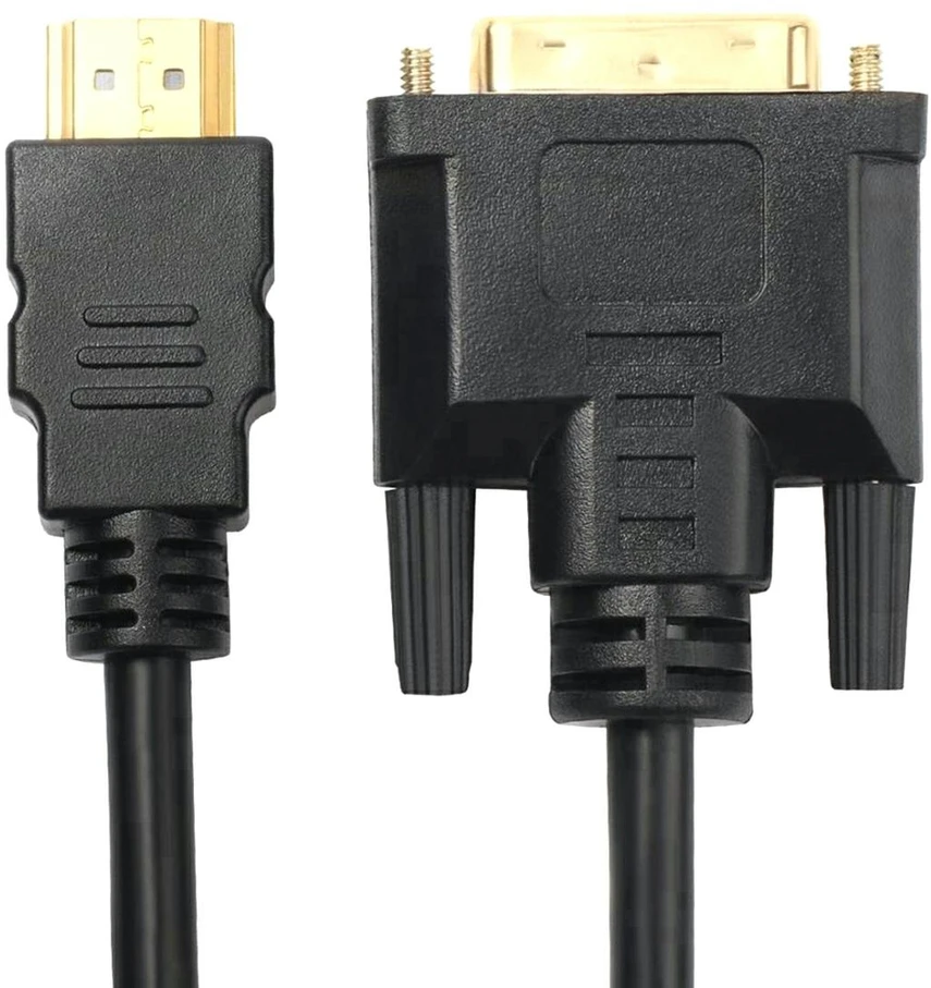 HDMI-DVI kabelis 2 m HD8 su auksuotais antgaliais